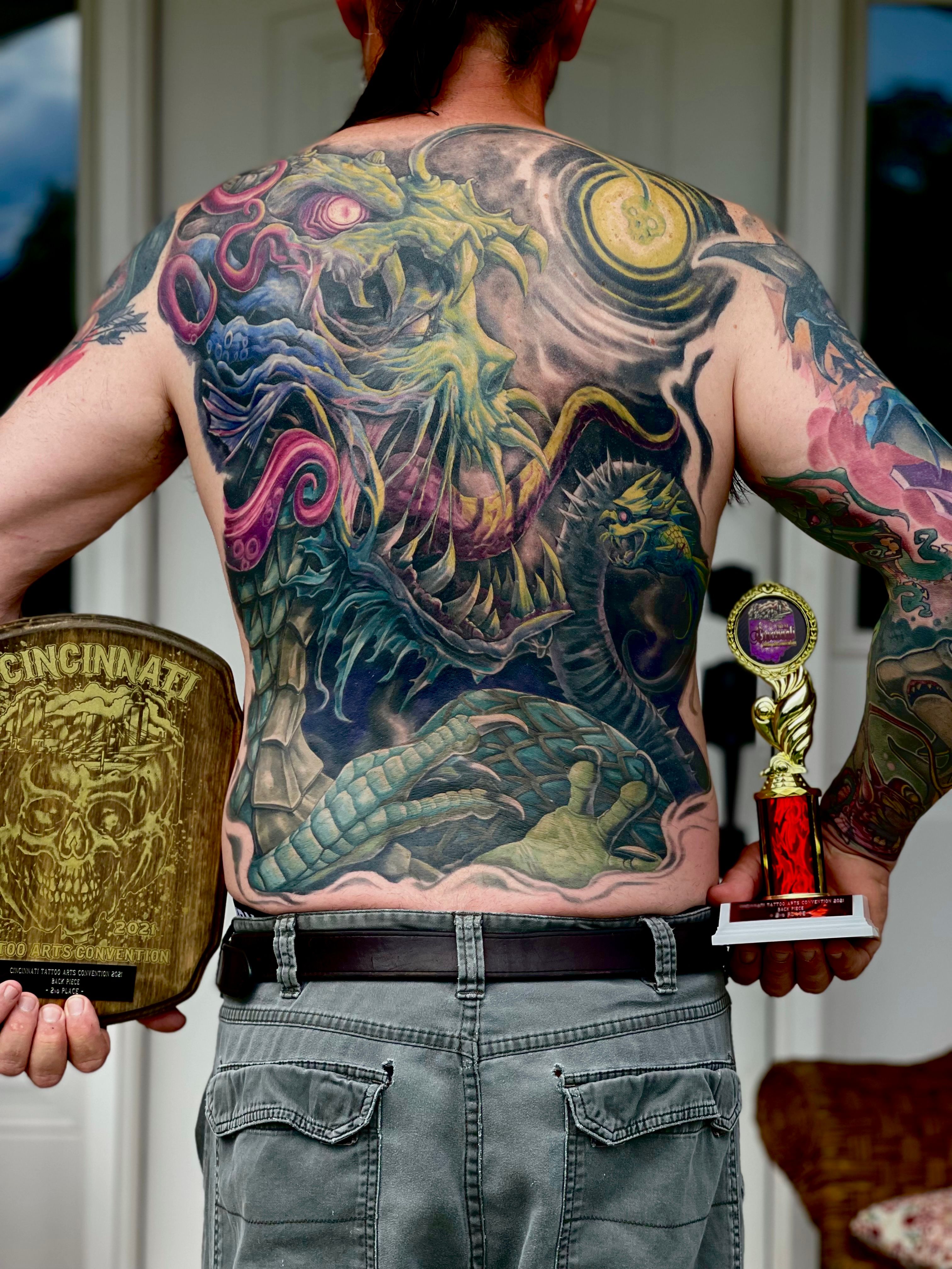 Tattoo Man Is Running Out Of Room  The Gambling Rose Tattoo  Flickr