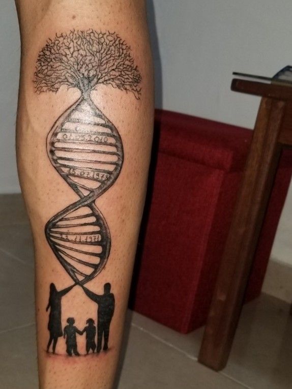 Skin bandits - Music DNA tattoo Done by Bri | Facebook