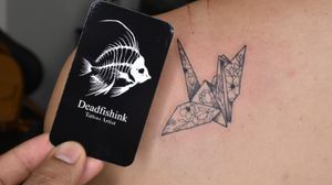 Origami tattoo 