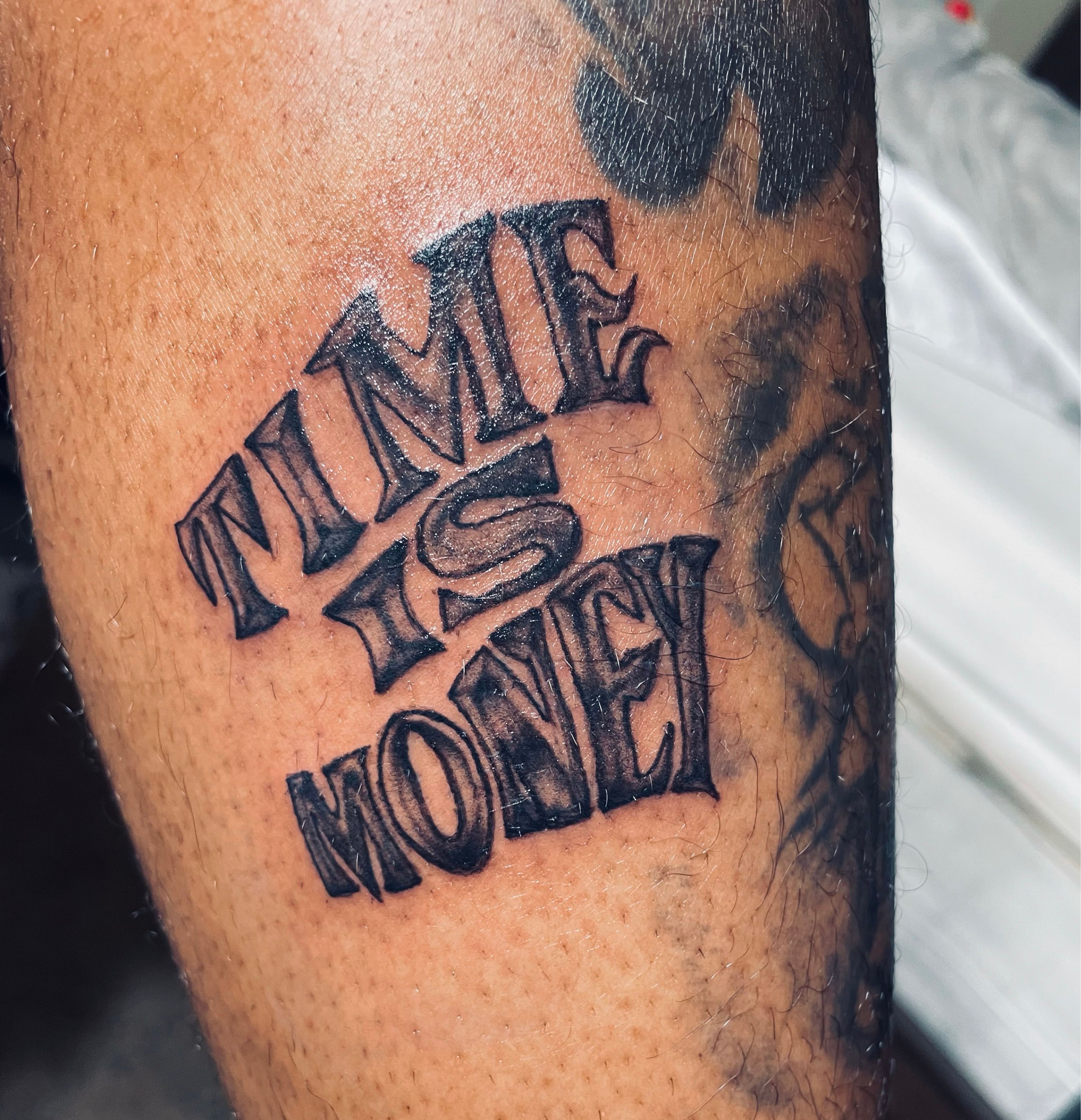 Tattoo uploaded by Mack • “Time is Money” • Tattoodo