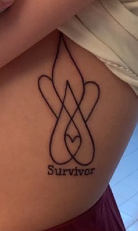 survivor' in Bold lettering Tattoos • Search in +1.3M Tattoos Now • Tattoodo