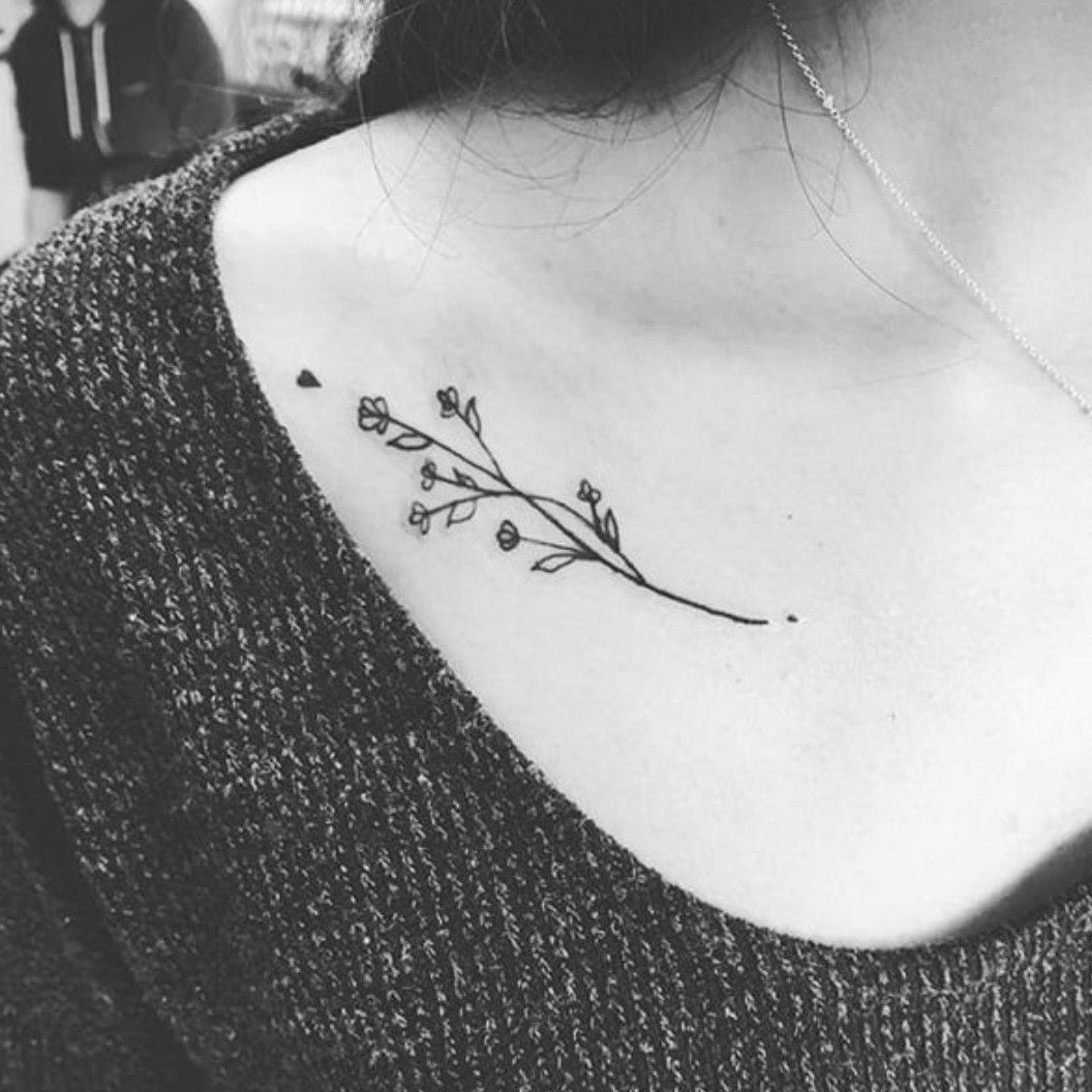 I wanted a simple tattoo on my collarbone - my artist did whatever he  wanted and it's not even remotely the same | The Irish Sun