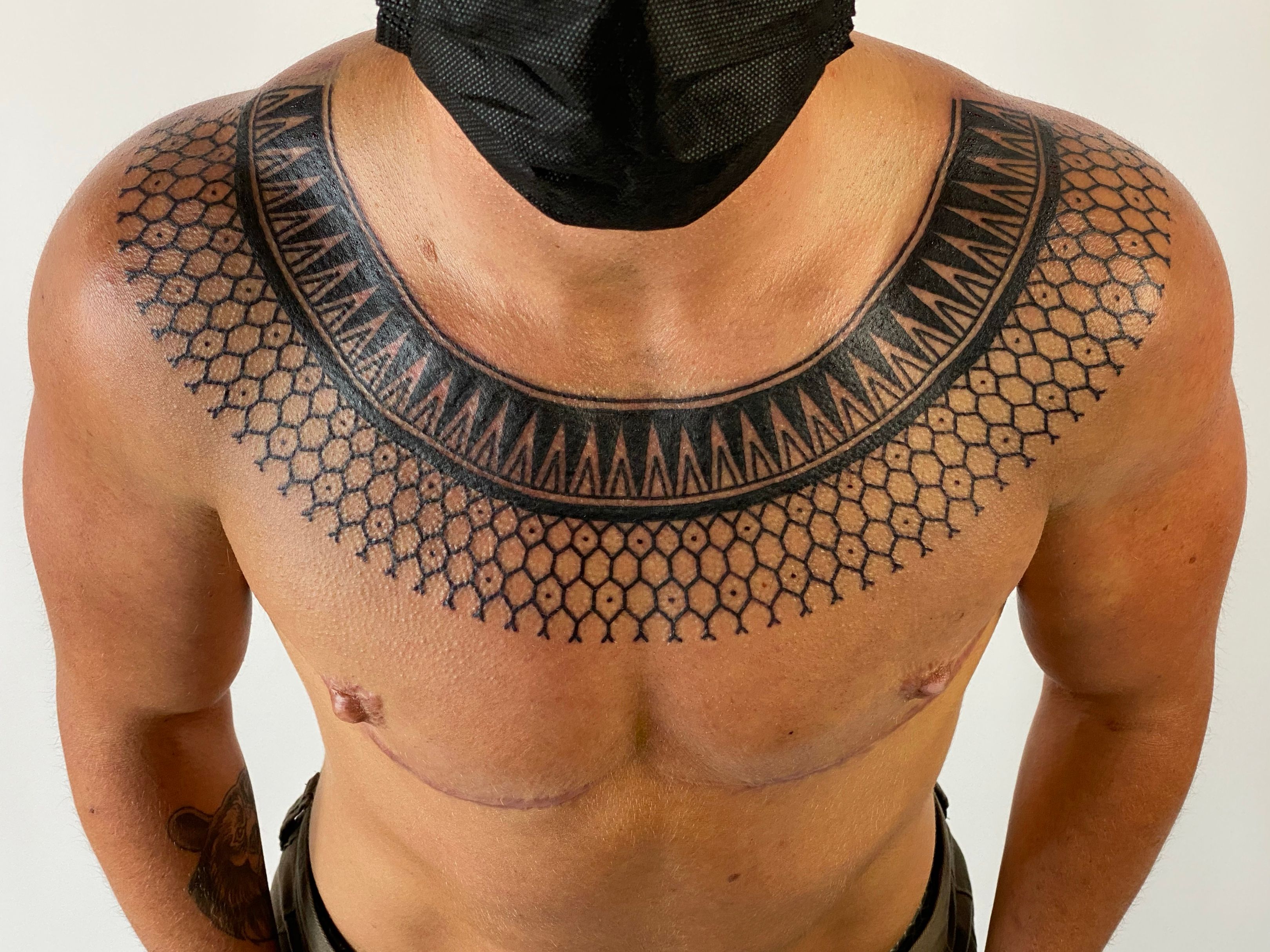 Egyptian Neck tattoo, Thanks for your looking #necktattoo #egyptiantat... |  TikTok
