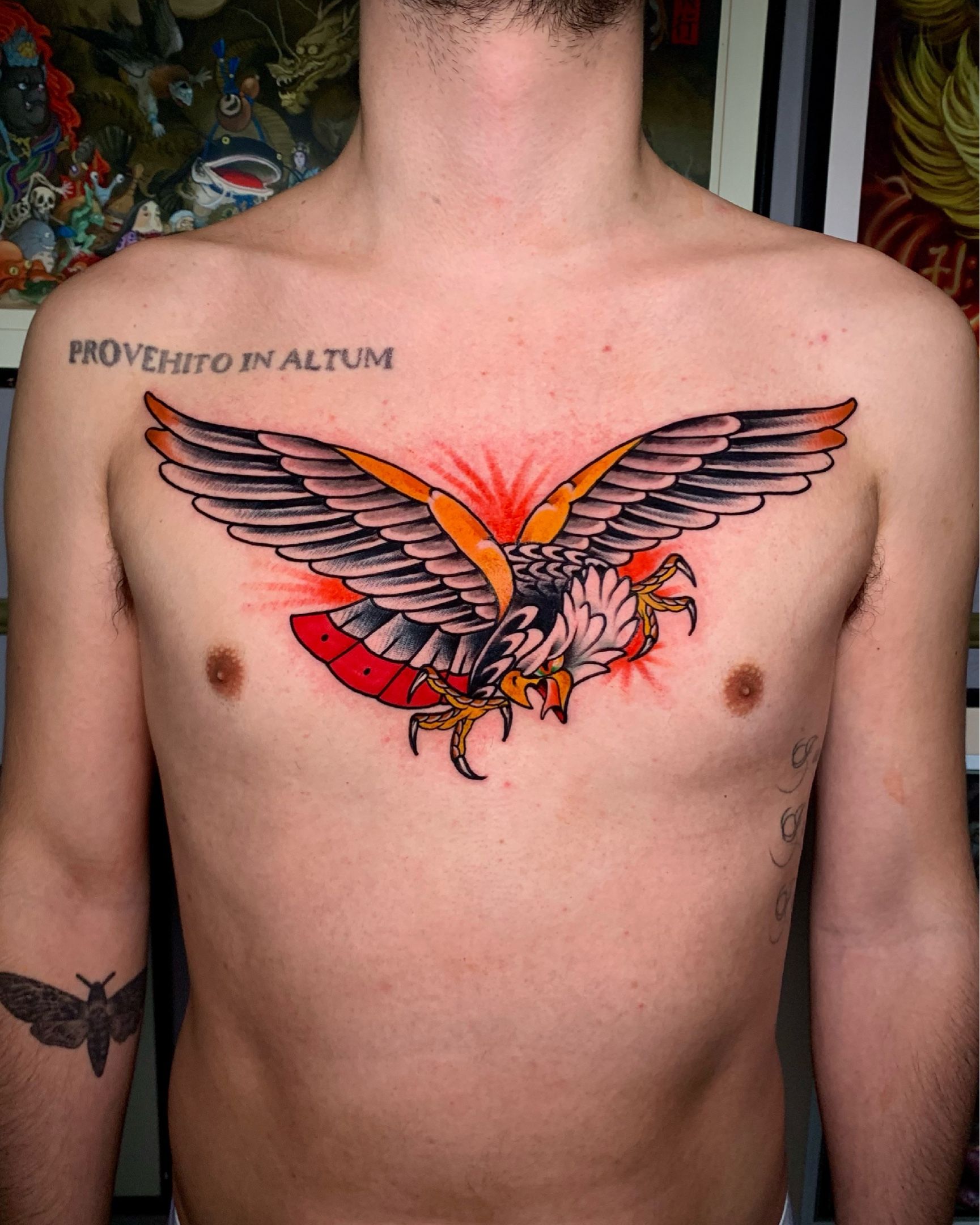 Tattoo uploaded by Ema Solis • Eagle ❤️ #traditional #traditionaltattoo  #eagle #eagletattoo • Tattoodo