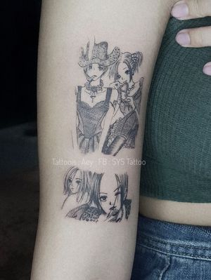 Manga tattoo styles