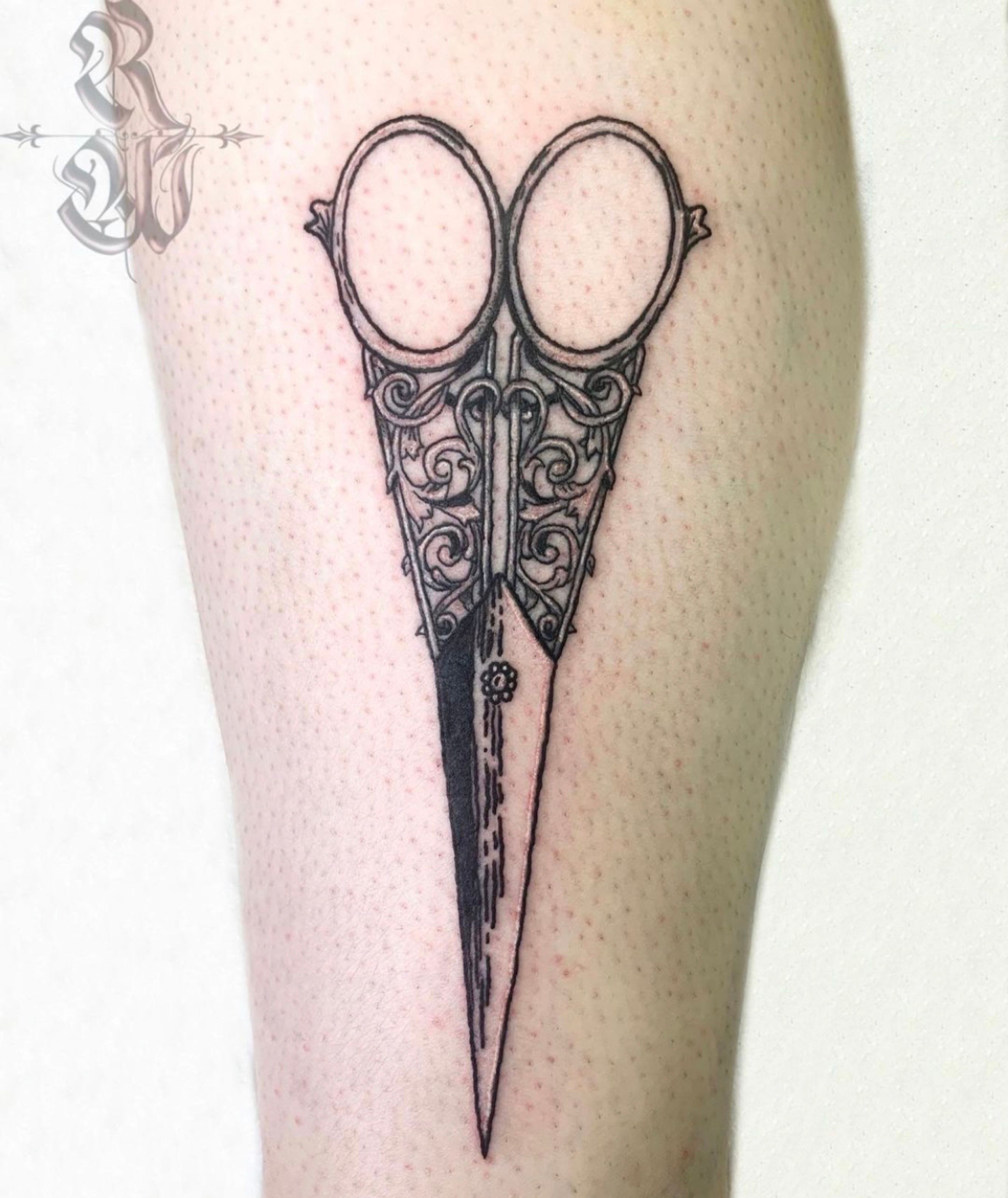 Tattoo uploaded by @rowan_tattoo • • Vintage Scissor • • Tattoodo
