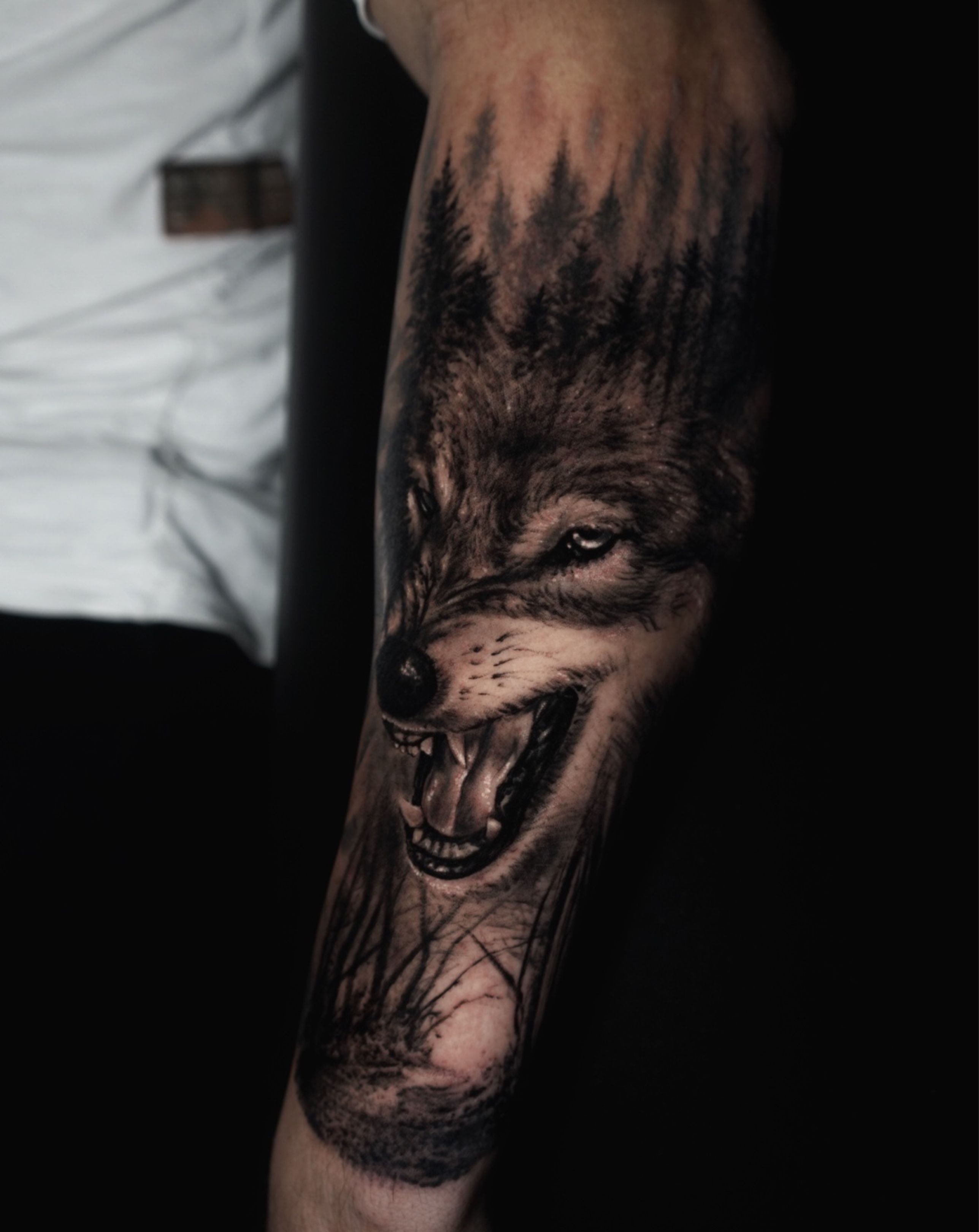 Angry wolf happy wolf  Wolf tattoos Wolf tattoo design Wolf tattoo