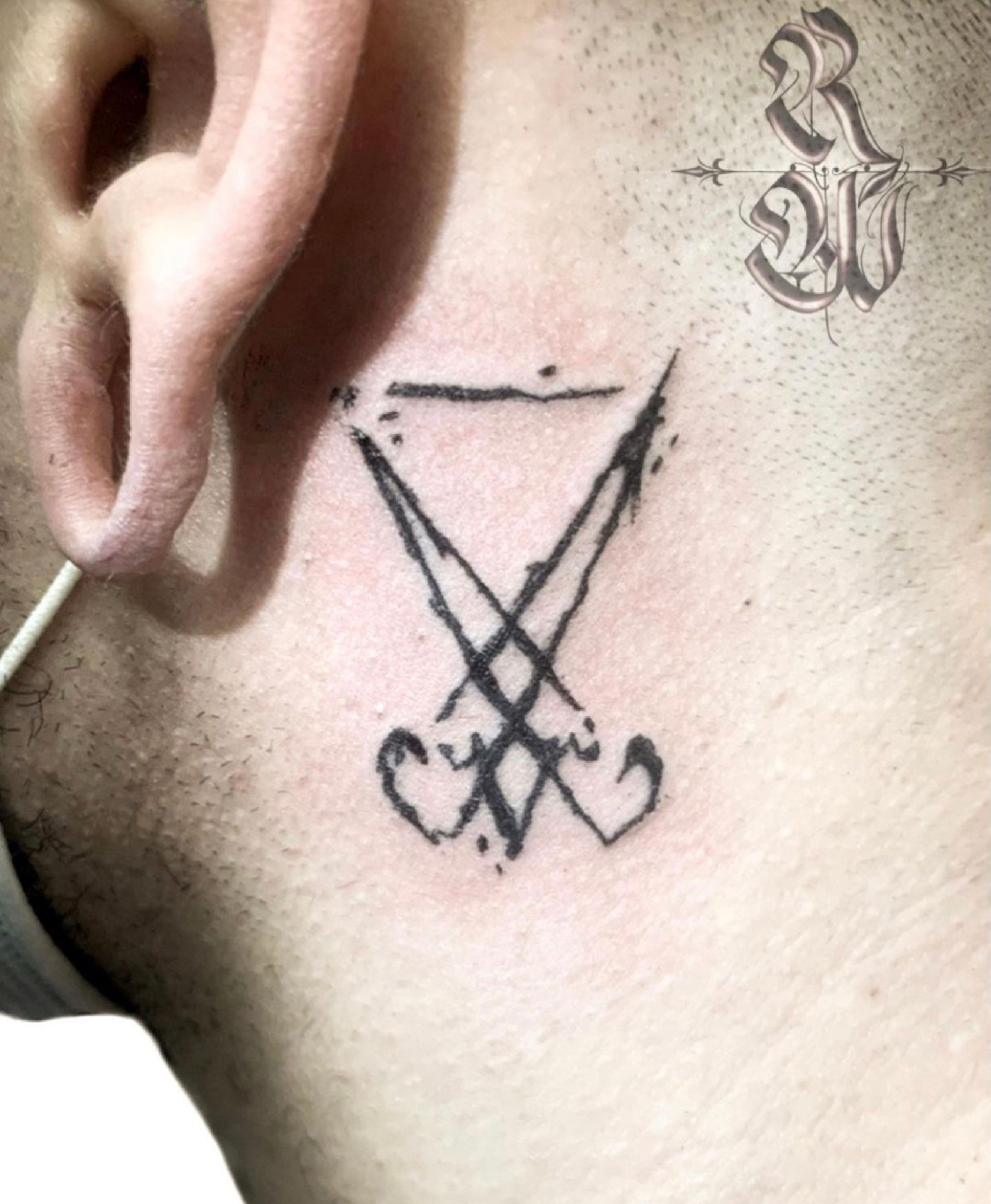 sigil of lucifer tattoo