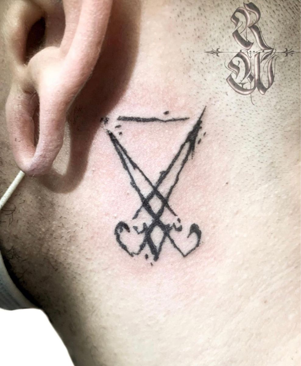 Tattoo uploaded by rowan_tattoo • • Sigil of Lucifer • • Tattoodo