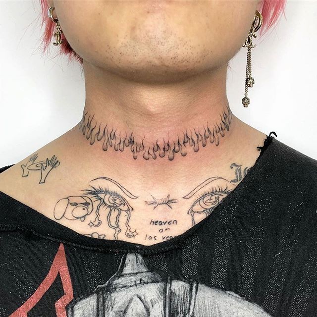 55 Most Popular Neck Tattoos For Men  2023  Fabbon