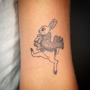Customer design - Alice in wonderland white rabbit