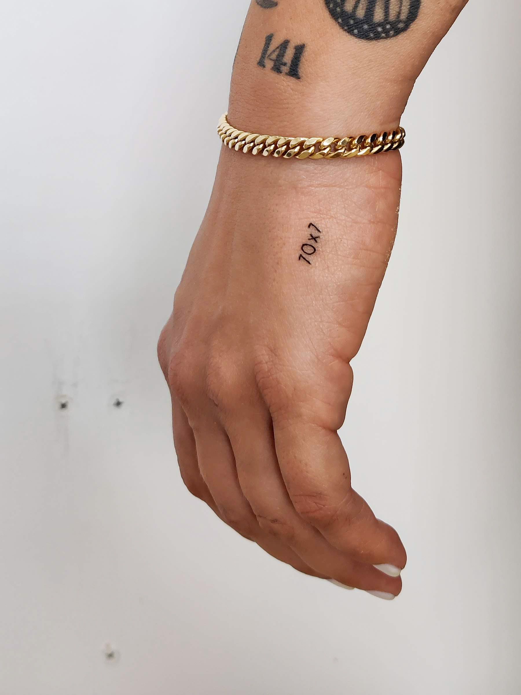 Forgiven Wrist Tattoo - Small Palm Tattoos