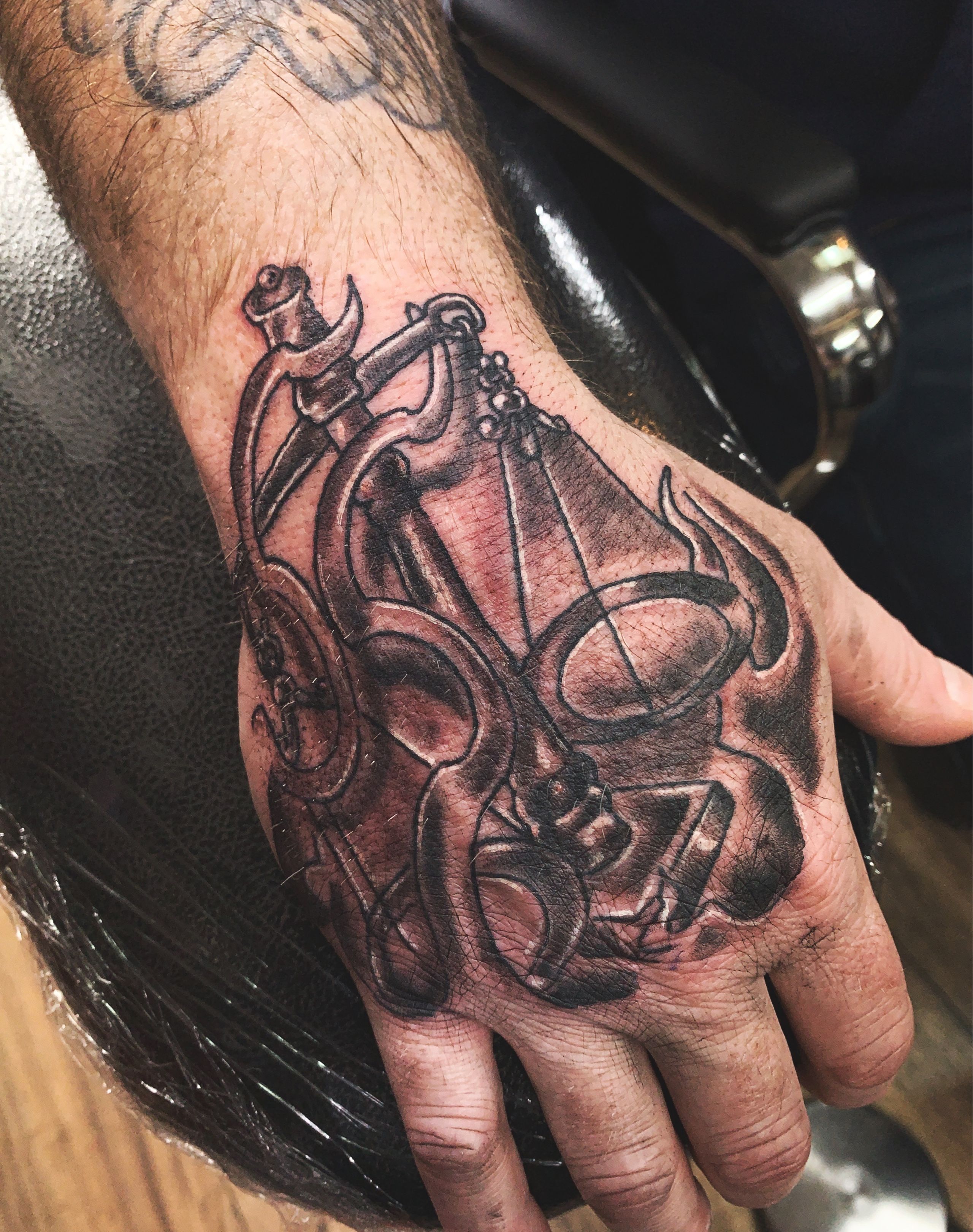 Tattoo uploaded by Keef Meccah • Libra Scale with constellation