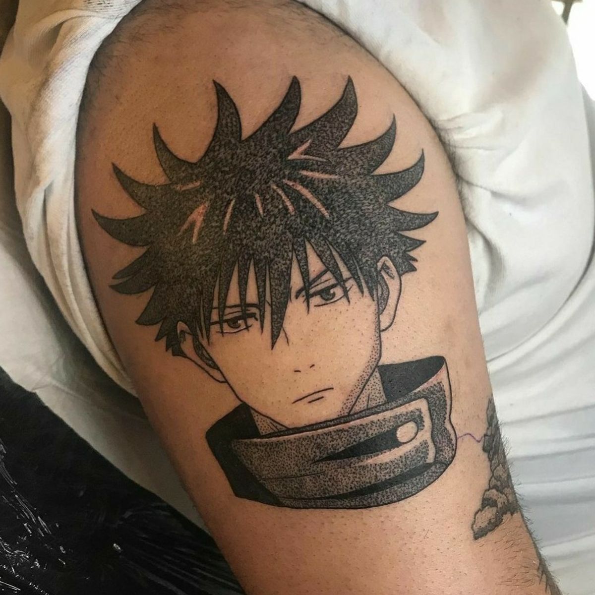 Tattoo uploaded by Ajay Rai • Megumi from Jujutsu Kaisen! Done by Josh