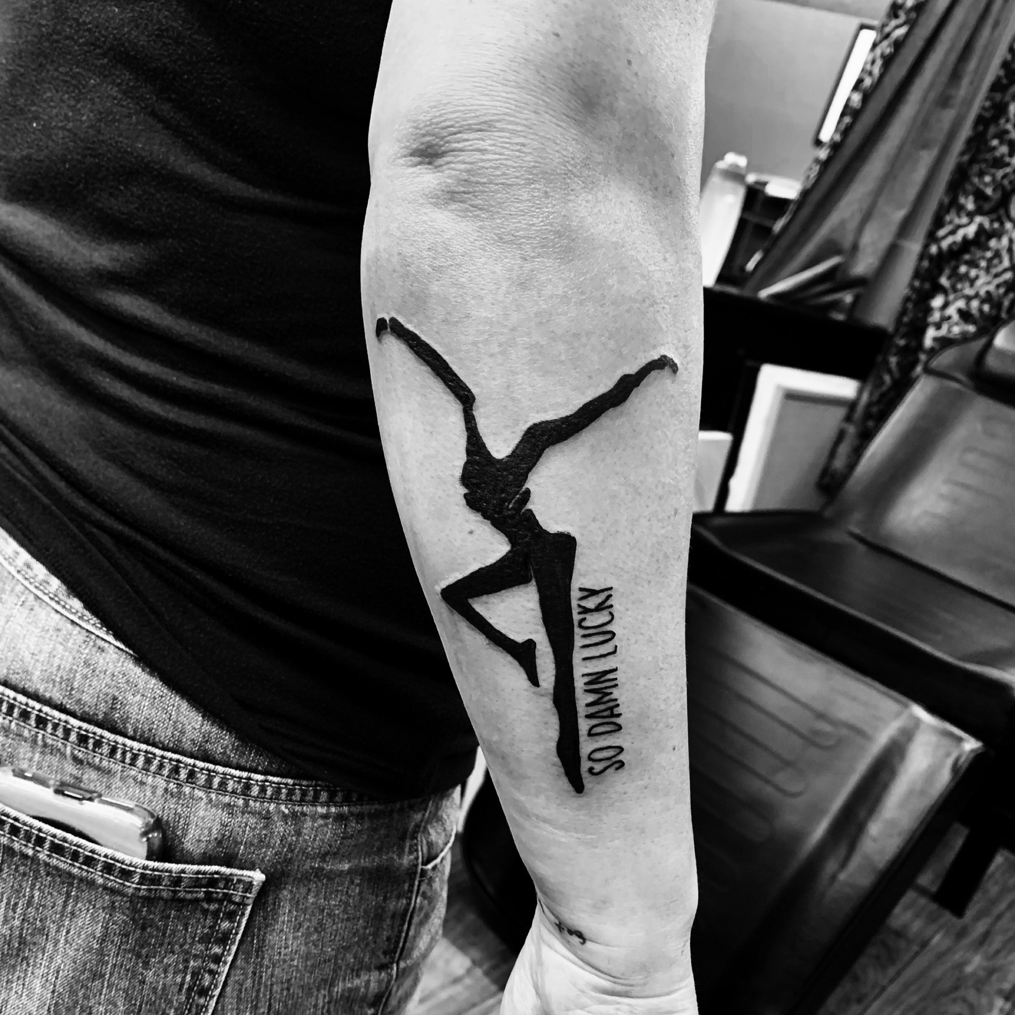 Dave Mathews band fire dancer tattoo and quote  Dancer tattoo Dance tattoo  Fire tattoo