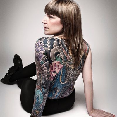 Full sleeve and back tattoo by JP Rodrigues #japanesetattoo #backtattoo #armtattoo #sleeve