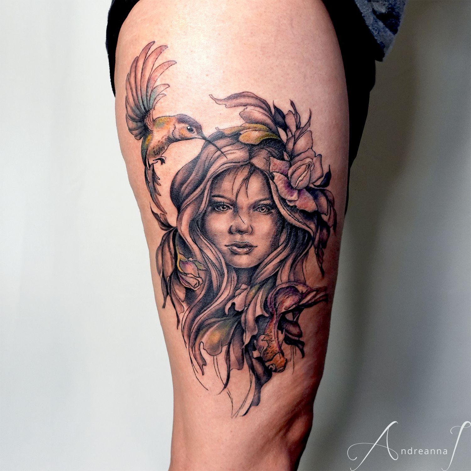 Tattoo uploaded by Abby Consylman • Sunflower goddess • Tattoodo