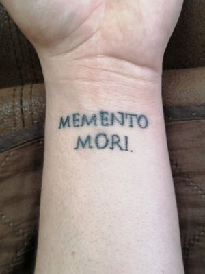 Tatuaje Memento mori 