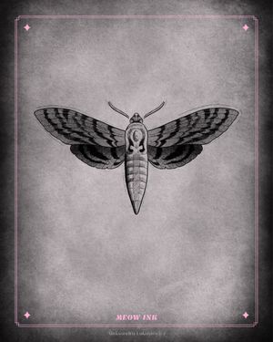 Available tattoo design #moth #butterflyofthenight 