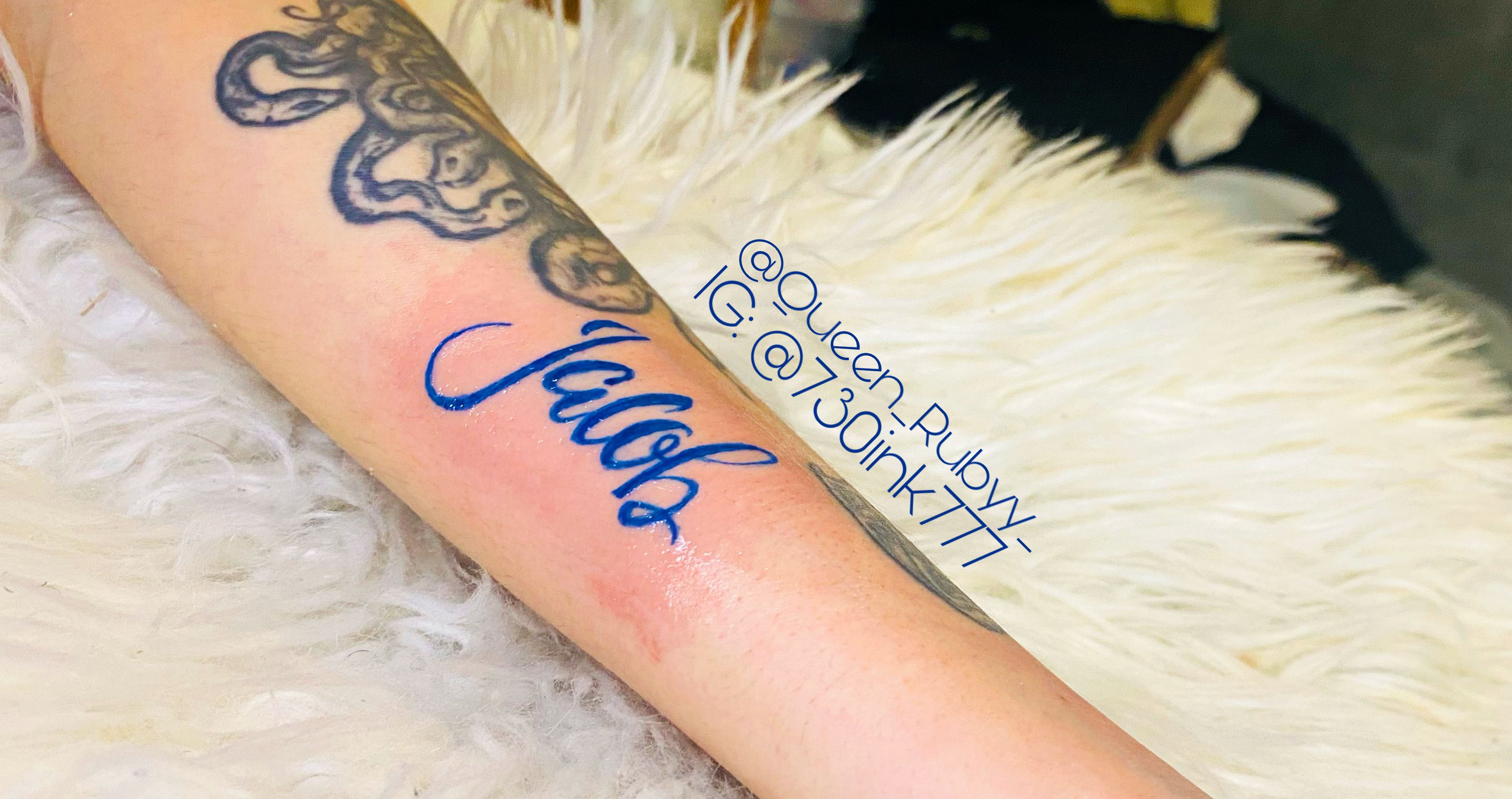 Tattoo uploaded by Crystal A Gayle • “Jacob” Inner forearm • Tattoodo