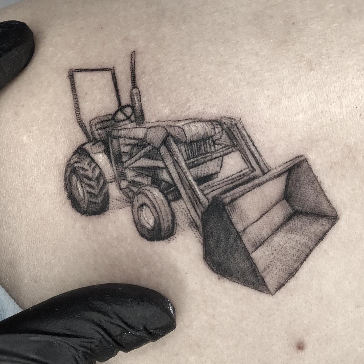 Top 142+ bulldozer tattoo latest POPPY