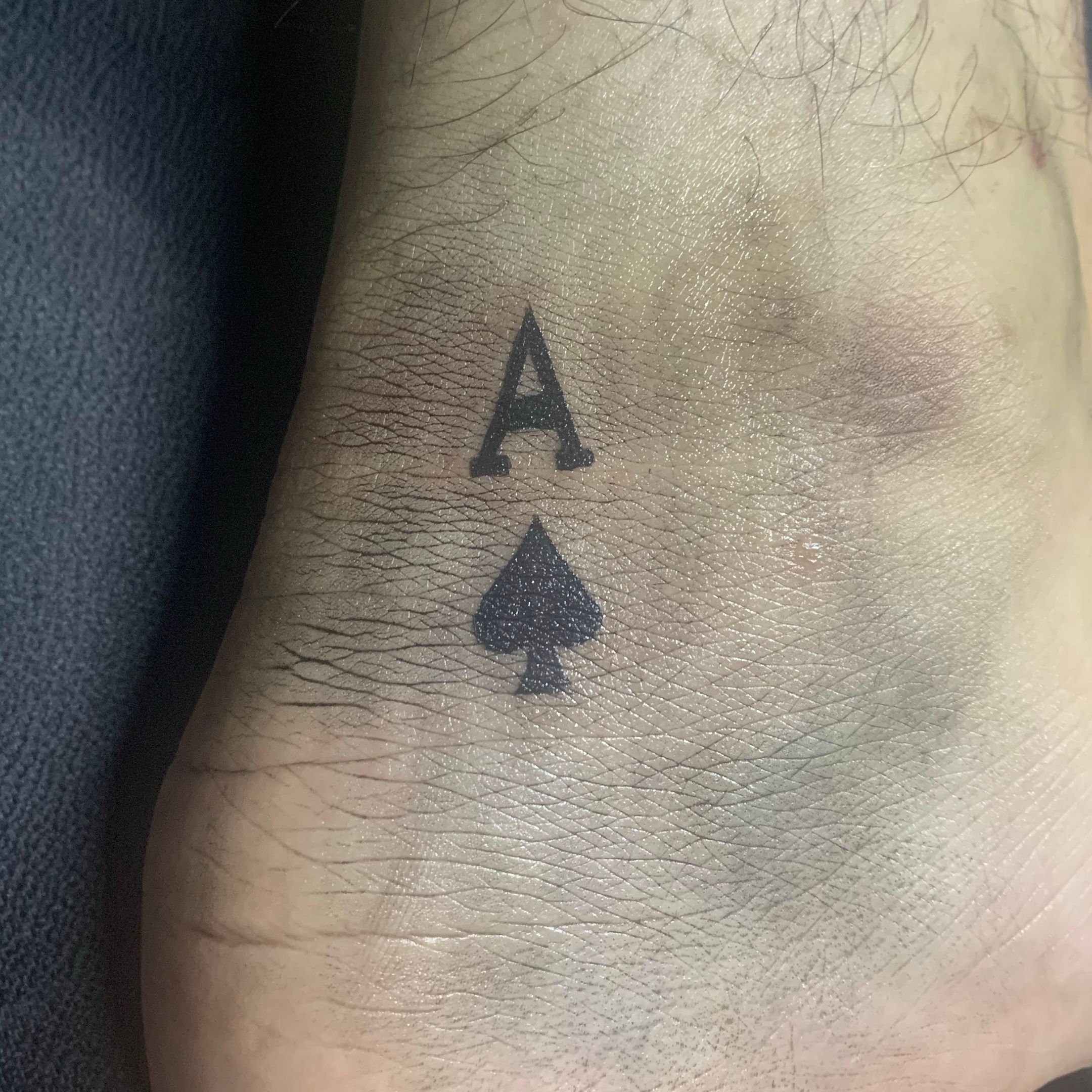 ace one piece tattoo | Pieces tattoo, One piece tattoos, Small hand tattoos