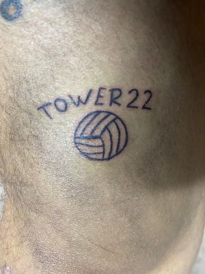 tower 22 volleyball tat