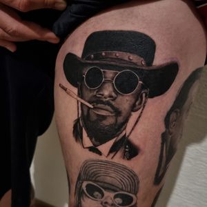 Django tattoo realism portrait by hardstyle ink Eno mlakar