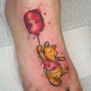 Watercolour Winnie the Pooh 