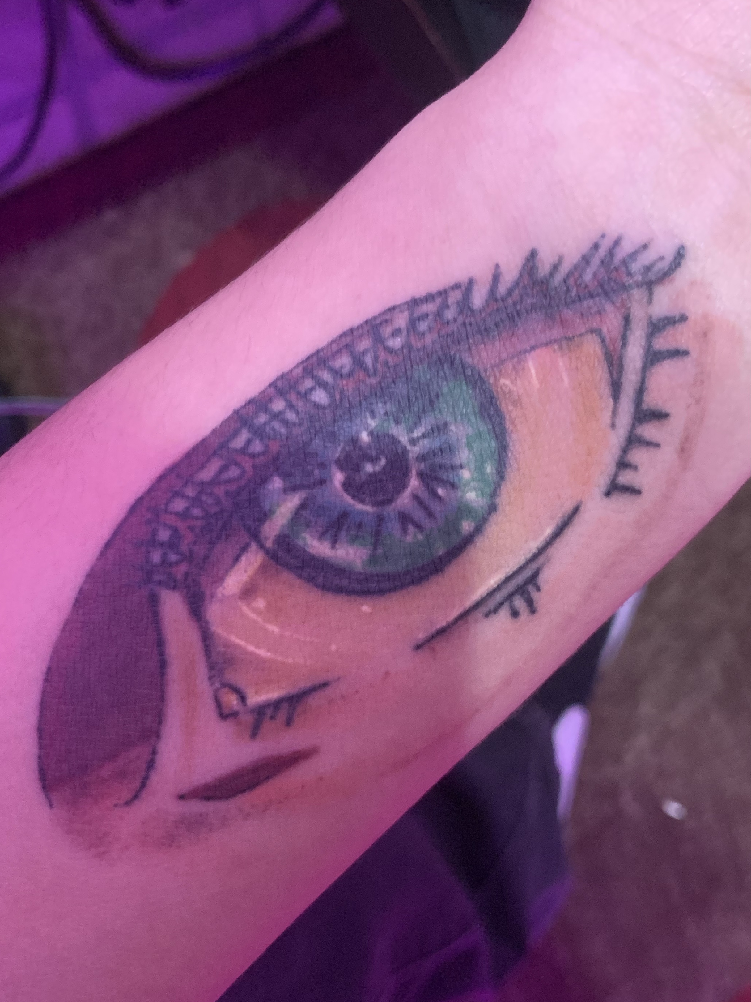 Tattoo uploaded by Mark • Eye from JuJutsu Kaisen • Tattoodo