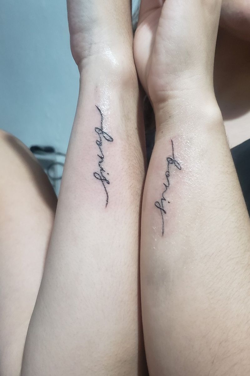 Tattoo uploaded by Zenky • Festejando el amor de hermanas hermanas 
