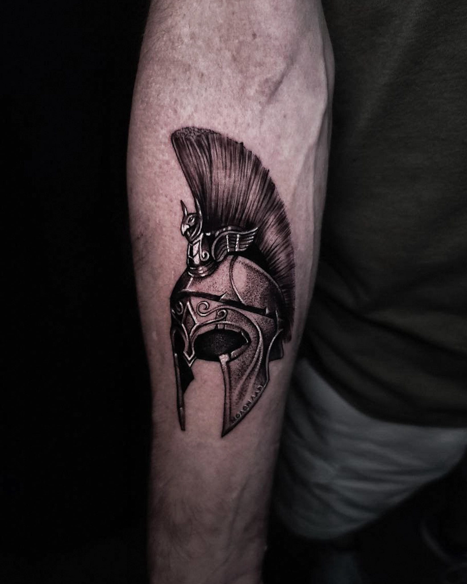 Tattoo uploaded by Megan Rae • Welders helmet with banner • Tattoodo