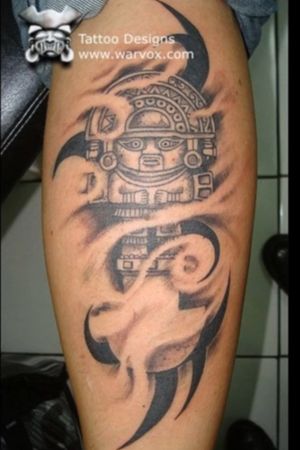 I like the idea of the tribal tat under with the smoke over.