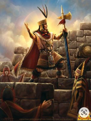 Incan emperor