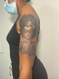 Black pin up
