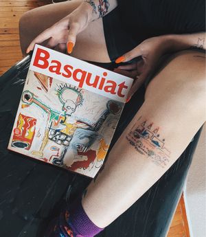 #basquiatart #basquiat #art #tattoo #tattooart #neoexpresionism #blackwork #ink #inked  #linework #lines #abstractlines #stattoo #smalltattoo #minimal #minimaltattoo #boldlines #blackboldsociety #blxckink #oldlines #tattoosandflash #darkartists #topclasstattooing #inked #inkedgirls 