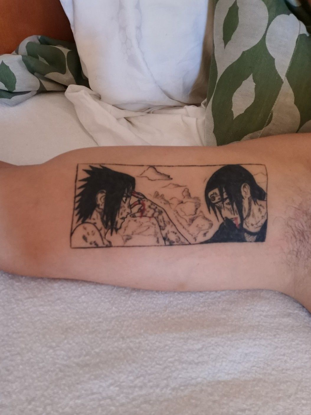 Tattoo uploaded by Aurélien Cottier  Sasuke and itachi  like two brothers   Tattoodo