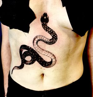 Snake on the sternum 
