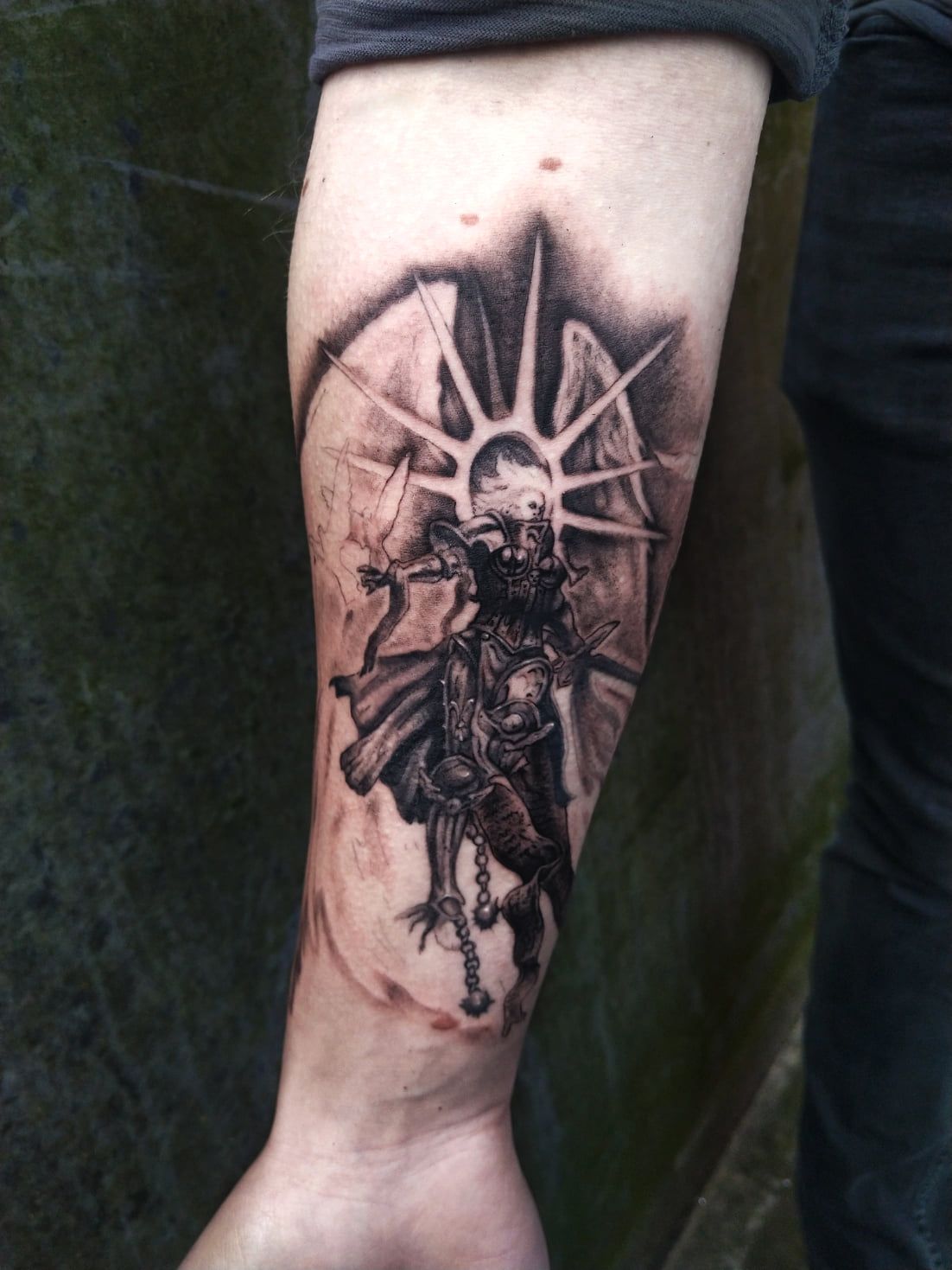 Warhammer 40k tattoo Dark angel librarian by Rikuturso  Тату Темные  ангелы