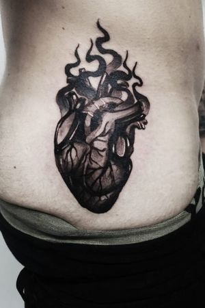 Heart tattooArtist: hanamen tattoo