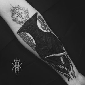 Memento Mori Stoic Spirit tattoo, by Josh Keyser