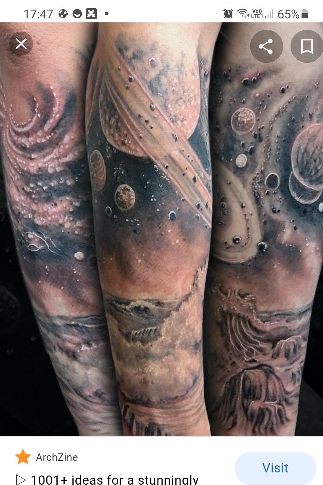 Dark Crow Tattoo - Astronomy tattoo made by @jly_art 🪐✨ - Julie does a lot  of fineline tattoos. So if you're into that, she's definitely the artist  for you. Check out more