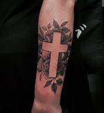 Beautiful cross tattoo 
