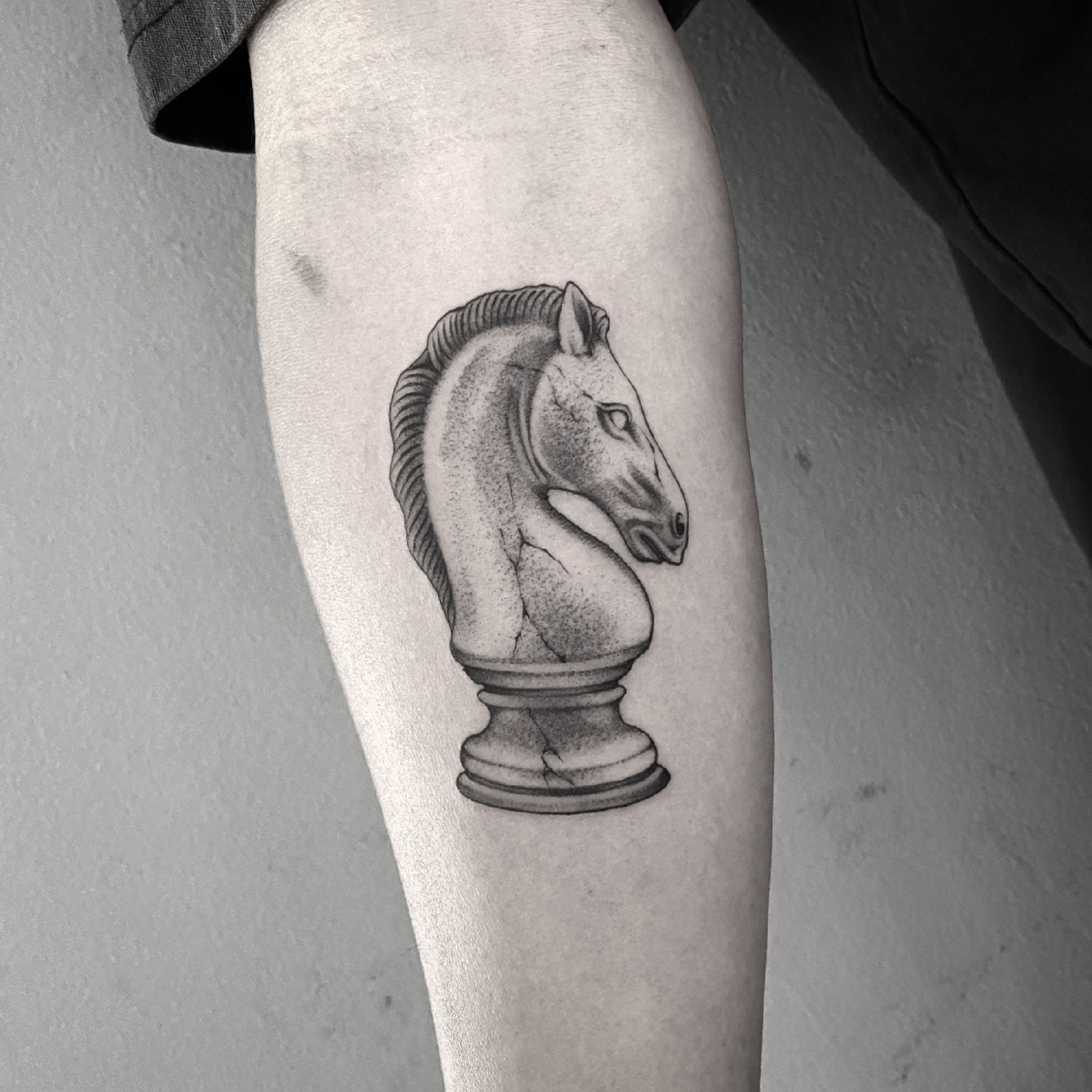 Knight chess tattoo chess horse hermanix  Herman IX  Flickr