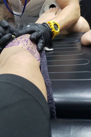 First big Leg Tatto 😬😬💪