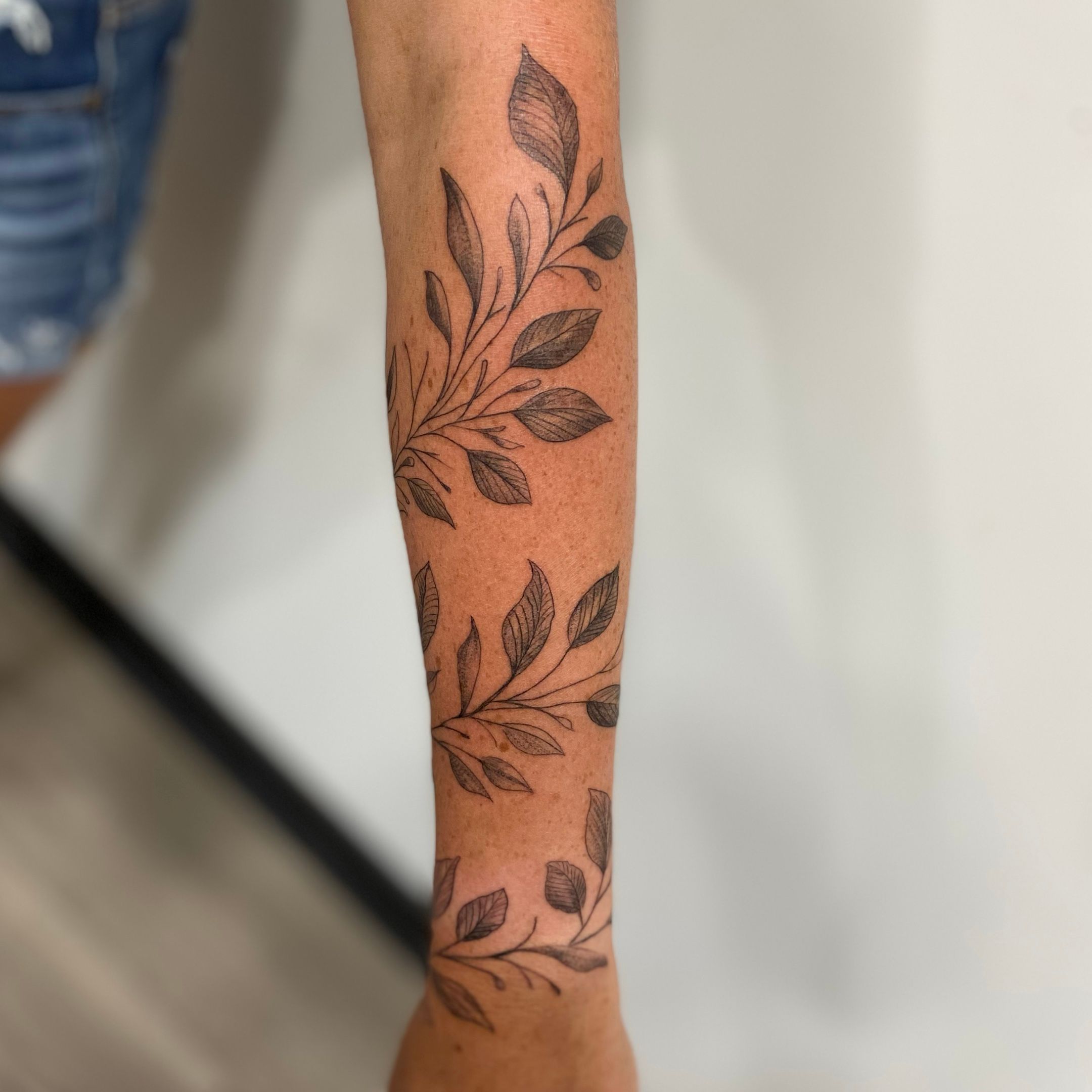 Leaves from the vine tattoo finished by owenmakesart on instagram   rTheLastAirbender