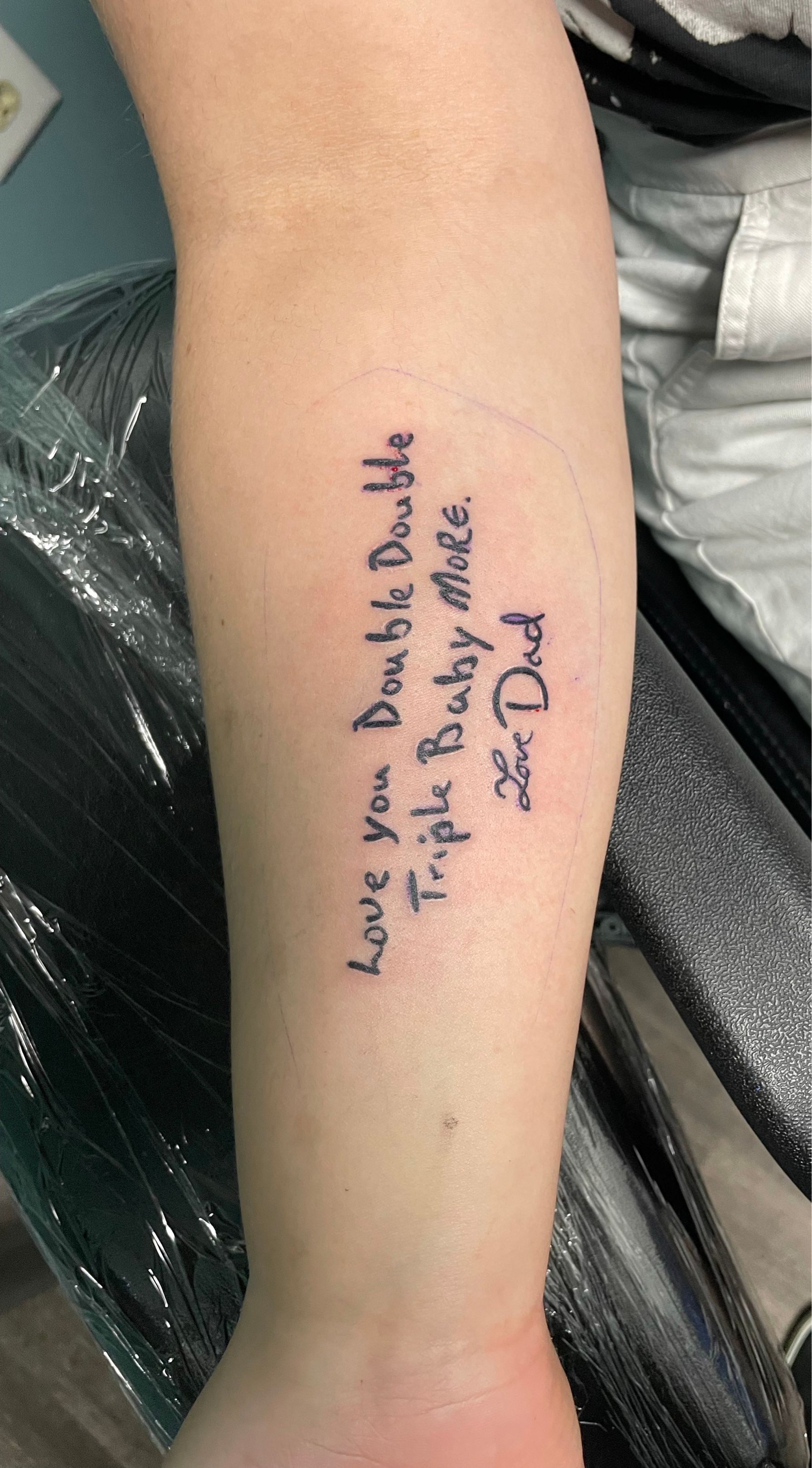 𝓶𝓼𝓛𝓲𝓼𝓪𝓢𝓬𝓮𝓷𝓽𝓼 on Twitter I am so happy how my tattoo turned  out in memory of my dad He is my Guardian AngelHe was taking away too  early and I wish so much