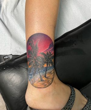 Beach tattoo cover up 