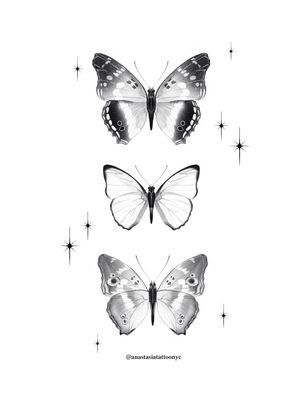 The butterfly’s slash is available for tattooing in NYC and MIA #miamitattoo #nyctattoo #flowertattoo #butteflytattoo 