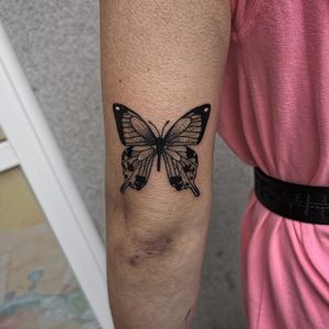 Motylek x2 #tattoo #dąbrowagórnicza 